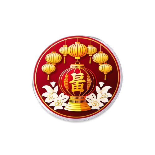 元宵節慶祝貼紙