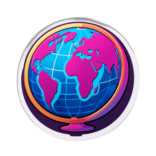 인텔의 글로벌 영향력을 상징하는 지구본