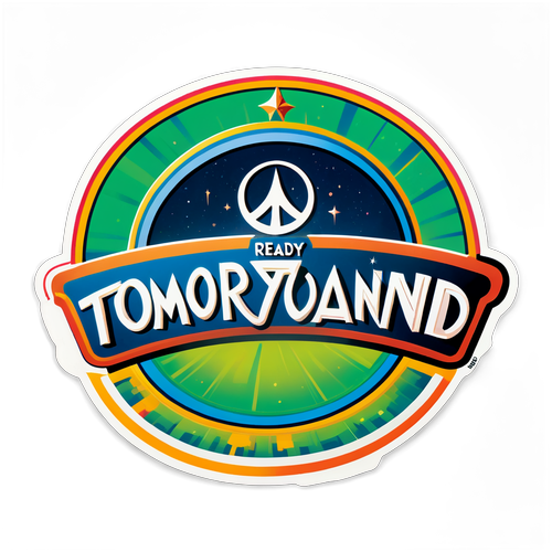 Klaar om te Dansen? Ontdek het Magische Tomorrowland met deze Adembenemende Sticker!