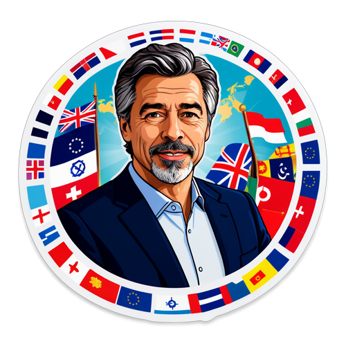 Anders Fogh Rasmussen ved et internationalt møde