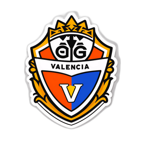 Наклейка із символікою Валенсії