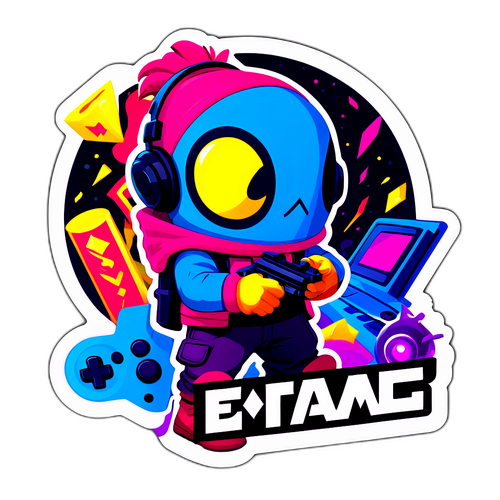 Sticker cu Logo Epic Games