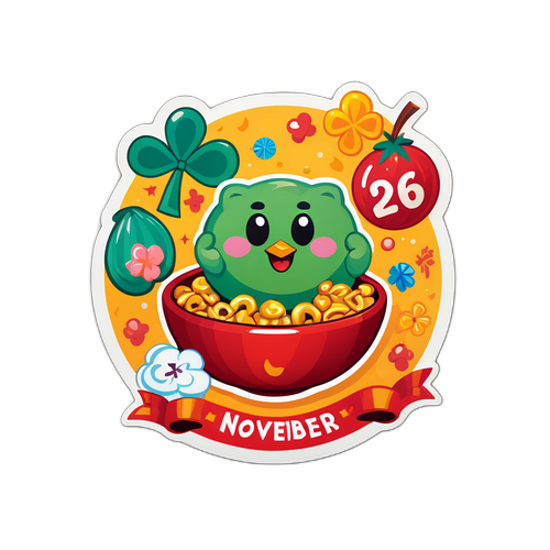 21 Kasım Şanslı Numara Sticker'ı