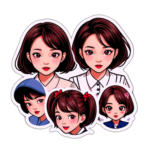 고준희 다양한 표정 스티커 시리즈