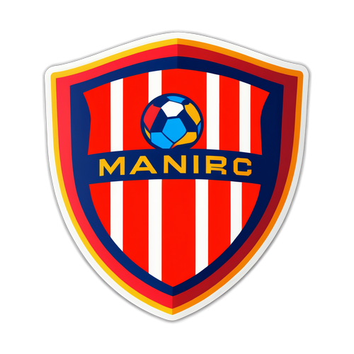 Adesivo Vibrante do Escudo do Atlético Madrid