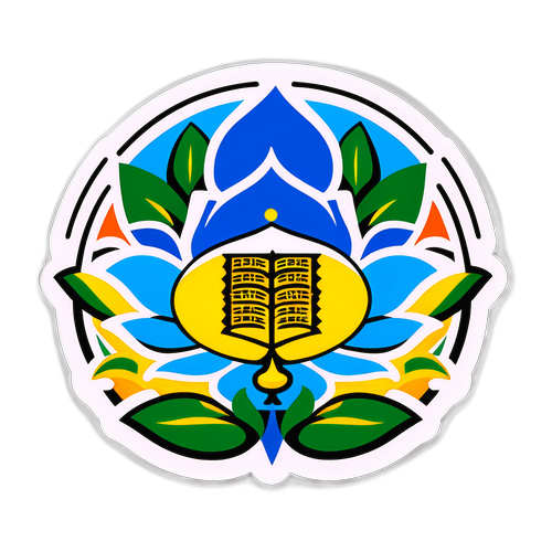 बिहार राज्य के सांस्कृतिक प्रतीकों वाला स्टिकर