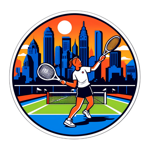 Scena di tennis a Cincinnati