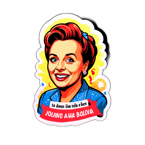 Design samolepek Jiřiny Bohdalové