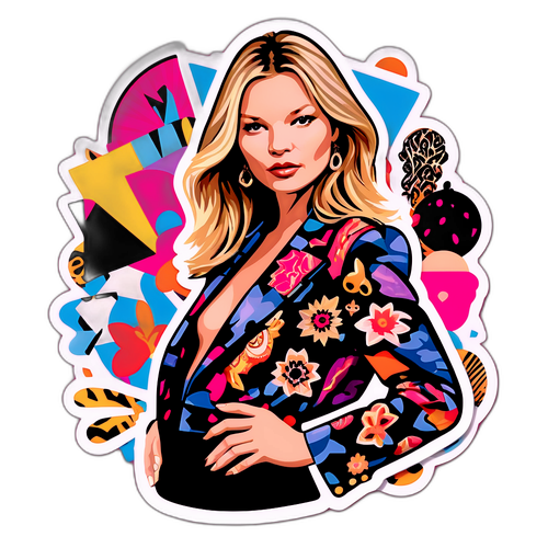 Kate Moss i Elegant Modellpose