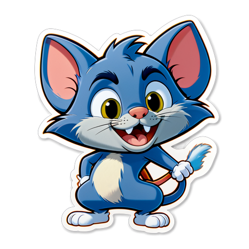 Tom ve Jerry ile Eğlence Dolu Bir Dünya: Renkli Sticker'lar ile Her Yaşa Enerji Katın!