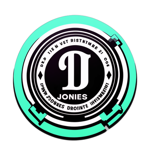 สติ๊กเกอร์ส่งเสริมการลงทุน Dow Jones