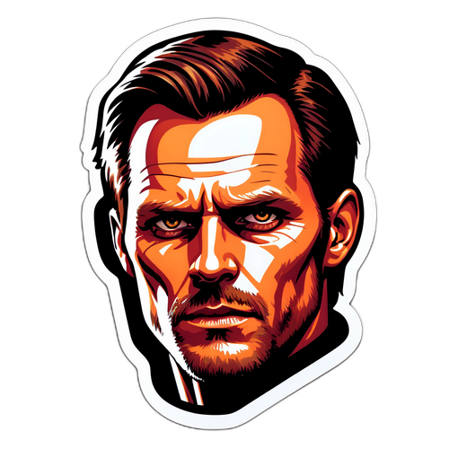 Postava ze Skarsgård série s dramatickými stíny