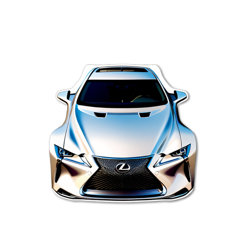 Luksusowy naklejka Lexus LM