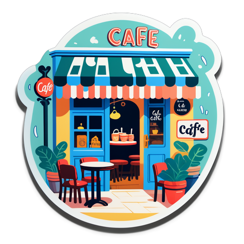 Scena di un Caffè Accogliente