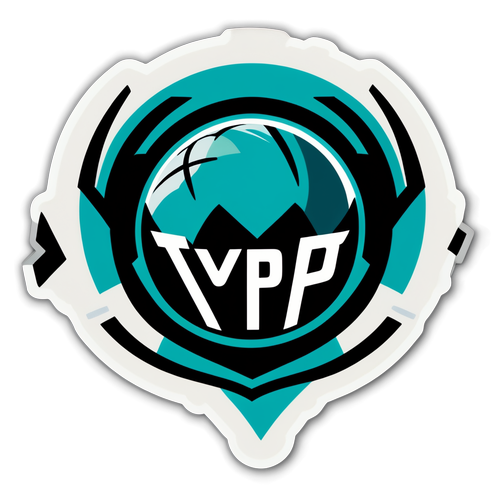 Minimalist Sticker z Logo TVP Sport