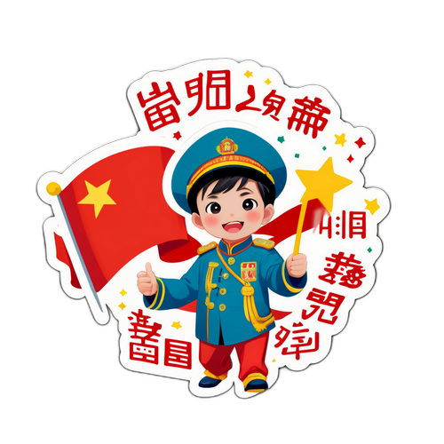 快乐的国庆小英雄