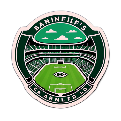 Adesivo Vintage do Estádio do Banfield