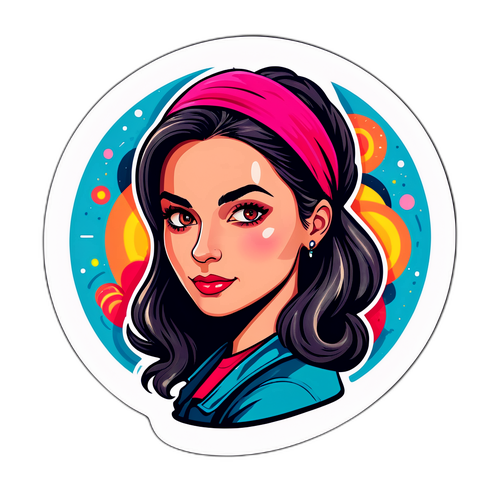 Samolepka s Gabriela Sedláčková v různých uměleckých stylech