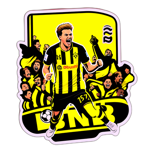 Sticker cảm hứng bóng đá Dortmund