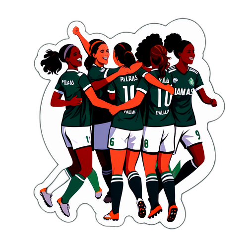 Equipe Feminina do Palmeiras em Vitória