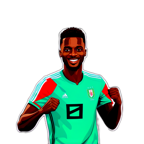 Sticker van Semedo in Actie