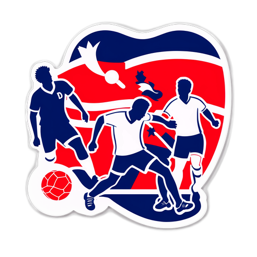 Handbollsmatch Klistermärke