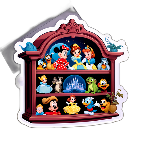Nostalgisk Disney Klistermærke