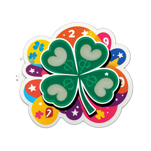 Adesivo Números da Sorte