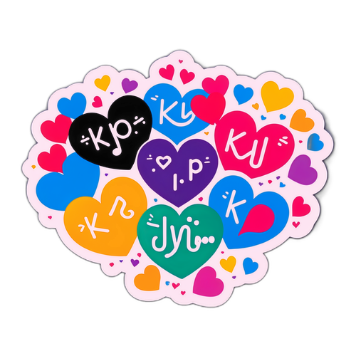 Cute Sticker para sa K-pop Group na Twice