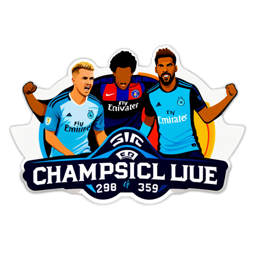 Champions League Thrill Sticker