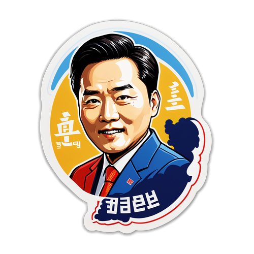 이준석의 강력한 이미지 표현 스티커