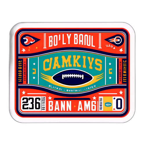 Vintage Super Bowl billett