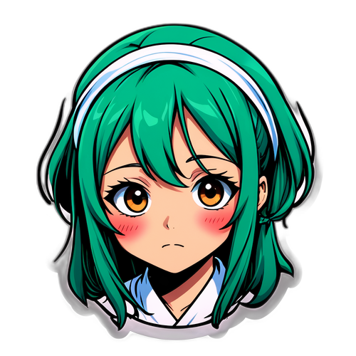 佐奈绘的漫画风格头像