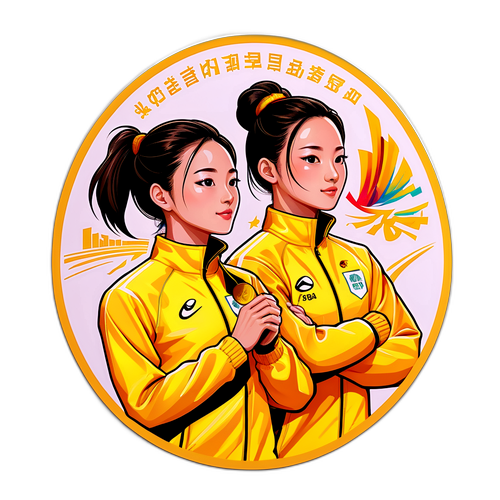 00年代运动员动态轮廓贴纸