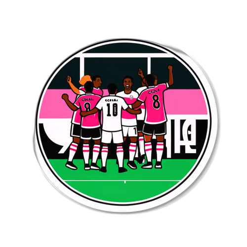 Desenho de um Gol da Inter Miami contra Necaxa