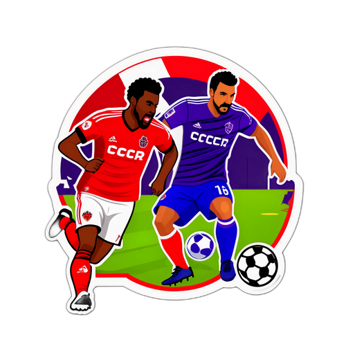 Stiker Pertandingan Sepak Bola Toronto FC vs Orlando City