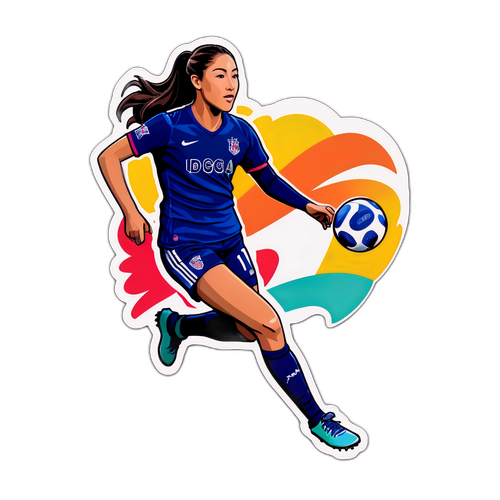 Stickers z dynamiczną postacią Jessica Peguli