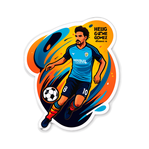 Stiker Seni untuk Diego Gómez