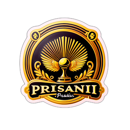 Sticker de Prestianni en estilo retro