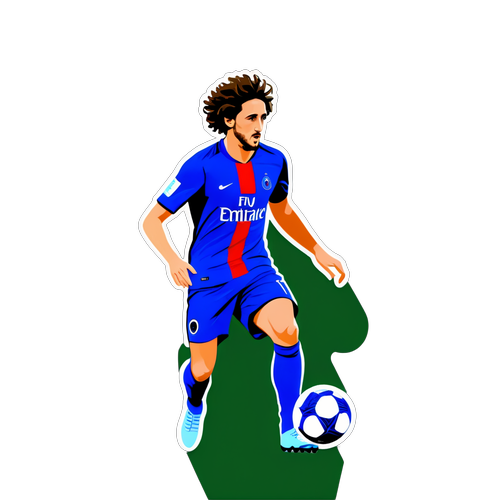 Rabiot Incredibile! L'Adesivo di Calcio Che Trasforma la Tua Passione in Stile!