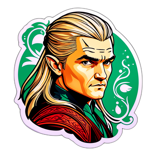 Vibrant Legolas Sticker