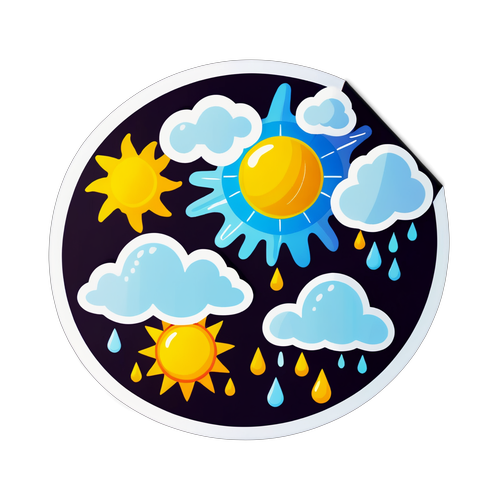 Nakakatawang Pagsasalamin sa Bawat Uri ng Panahon: Alamin ang Sikat na Sticker na Patok sa mga Weather Enthusiasts!