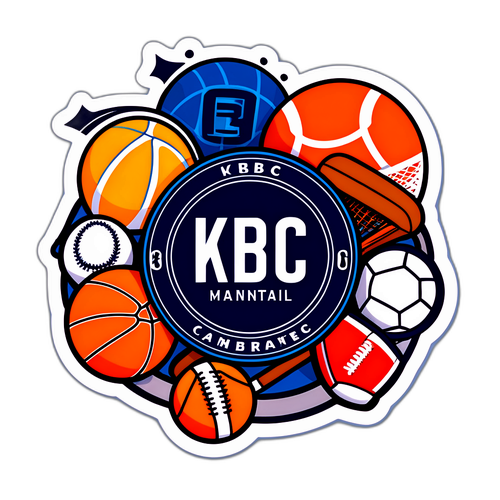 Sticker ya KBC ya Muktadha wa Vintage
