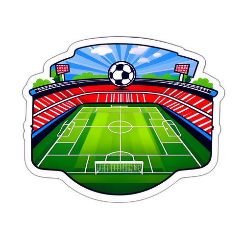 Futbol Stadyumu Tasarım Stickerı