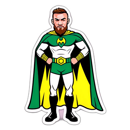 Illustration de Conor McGregor en super-héros