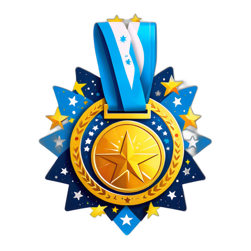 Medalla de oro con el logo de Argentina U20
