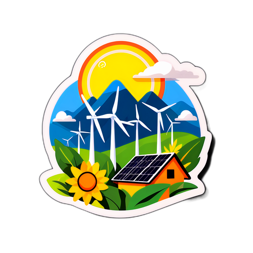 प्राकृतिक प्रेरित BP स्टिकर: स्थिरता को बढ़ावा