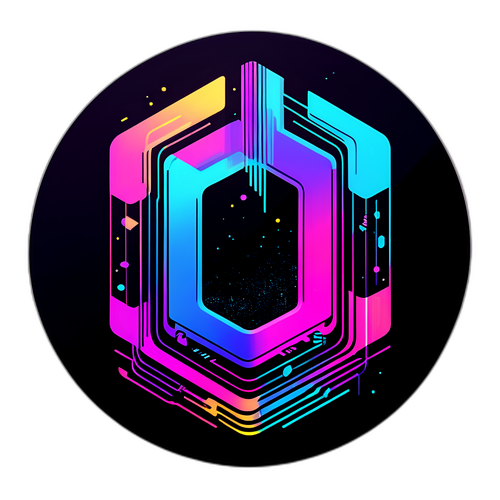 Glitch Tech Art Design