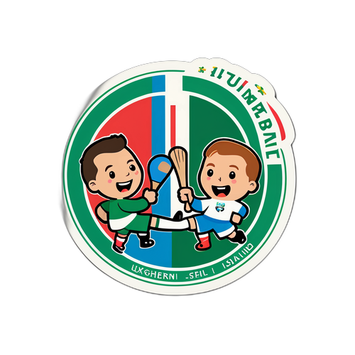 Ilustración de una competencia entre Irlanda del Norte y Luxemburgo