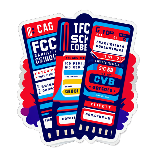 Design Distractiv cu Bilete FCSB